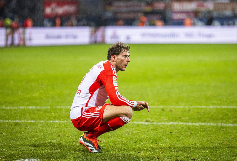 Goretzka moittii joukkueen muotoa, kun Bayern kärsi kolmannen perättäisen tappionsa