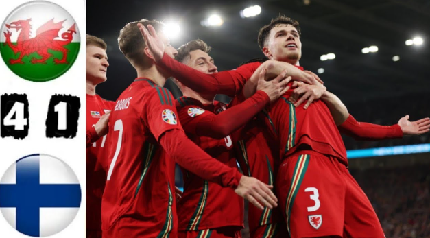 Wales voitti Suomen 4-1 ja eteni Euroopan Cupin pudotuspelien finaaliin